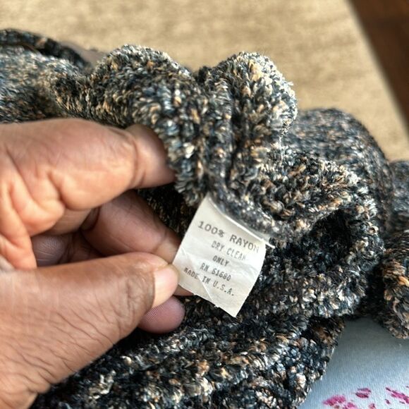 525 America cropped Full Button Cardigan Sweater P/S - Picture 6 of 7